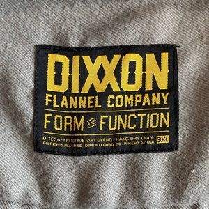 Dixxon Flannel Co Gray Long Sleeve Flannel Sz 3XL w/ Snaps